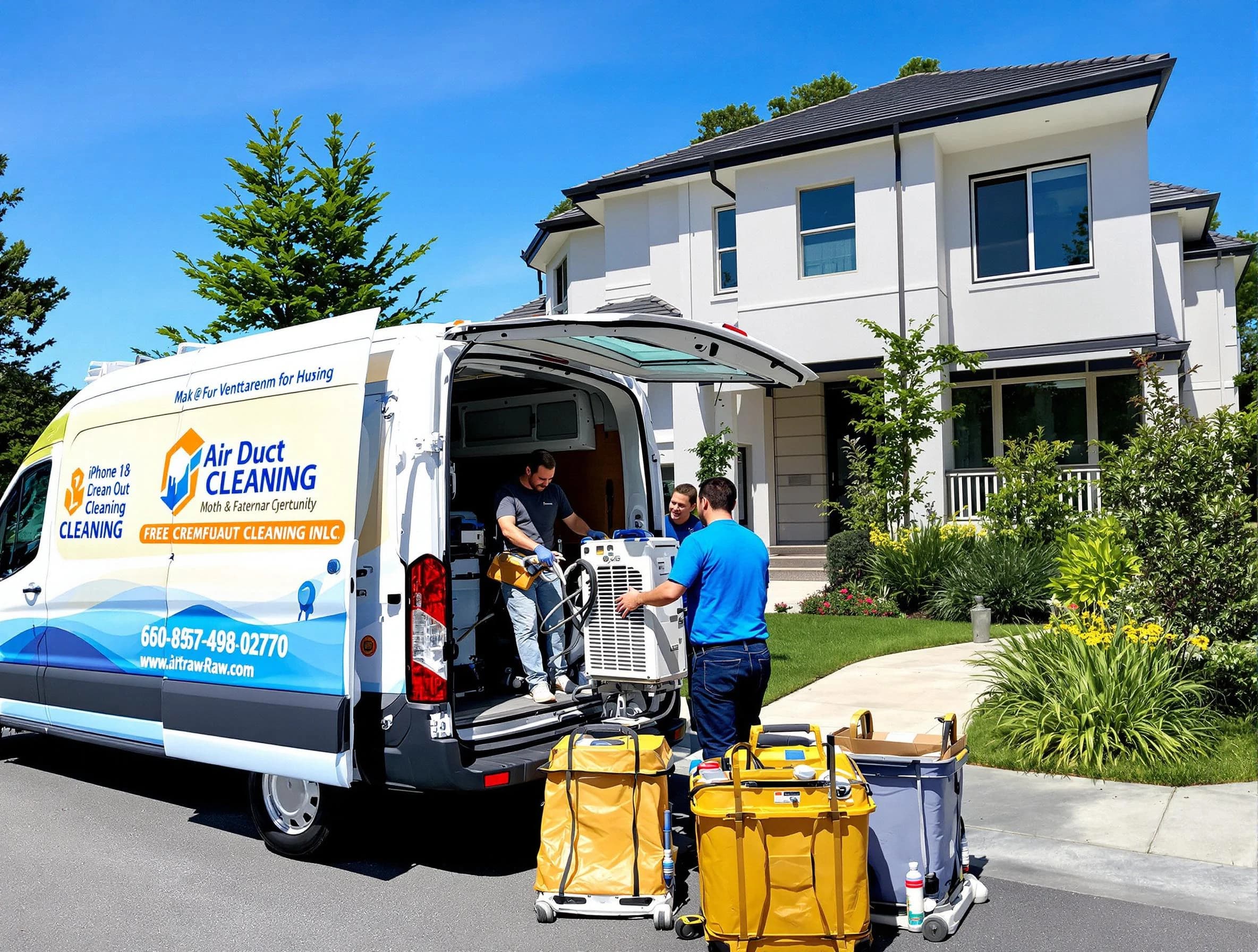Munhall Air Duct Cleaning technician performing professional air duct cleaning in Munhall