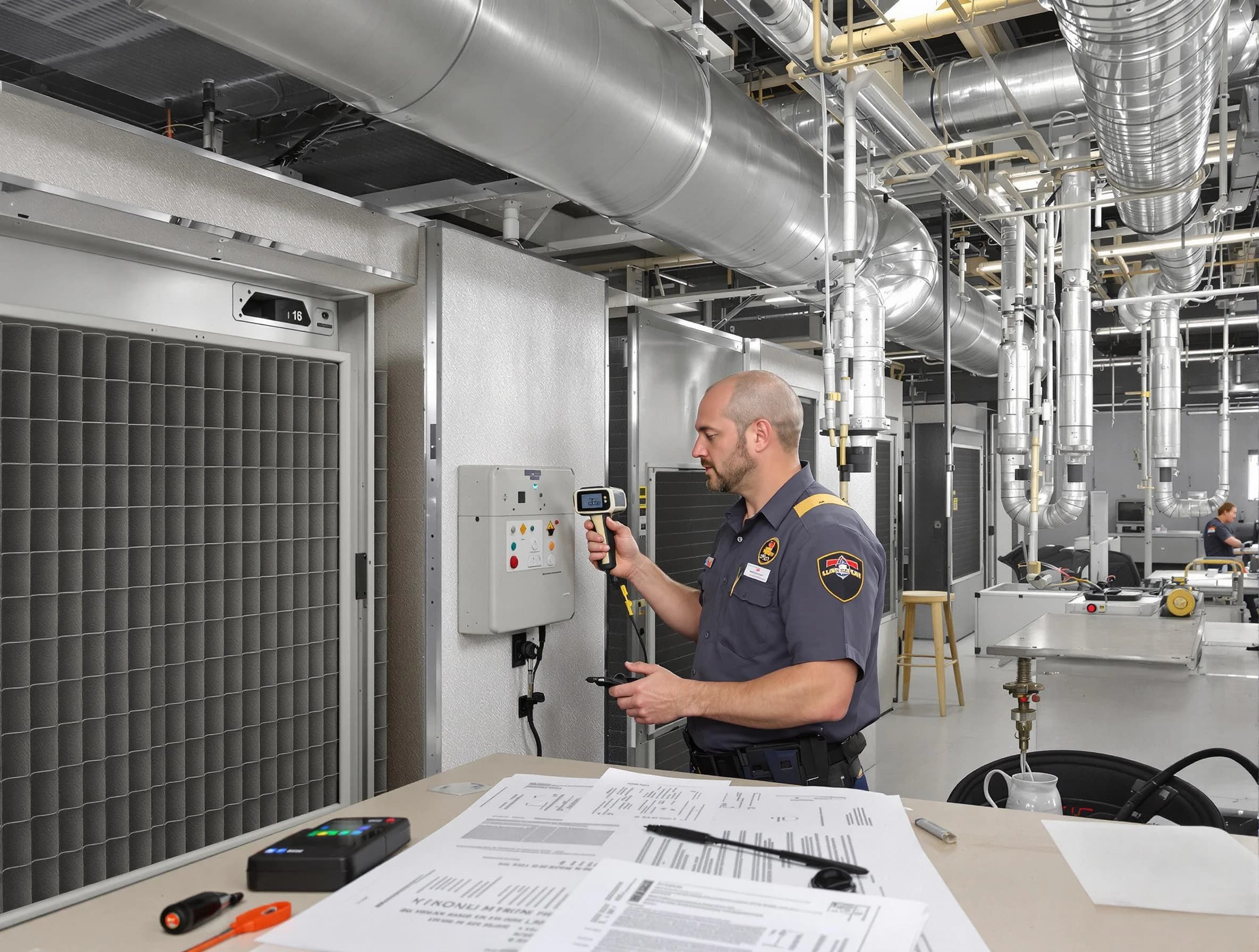 Professional filter system inspection by Munhall Air Duct Cleaning in Munhall