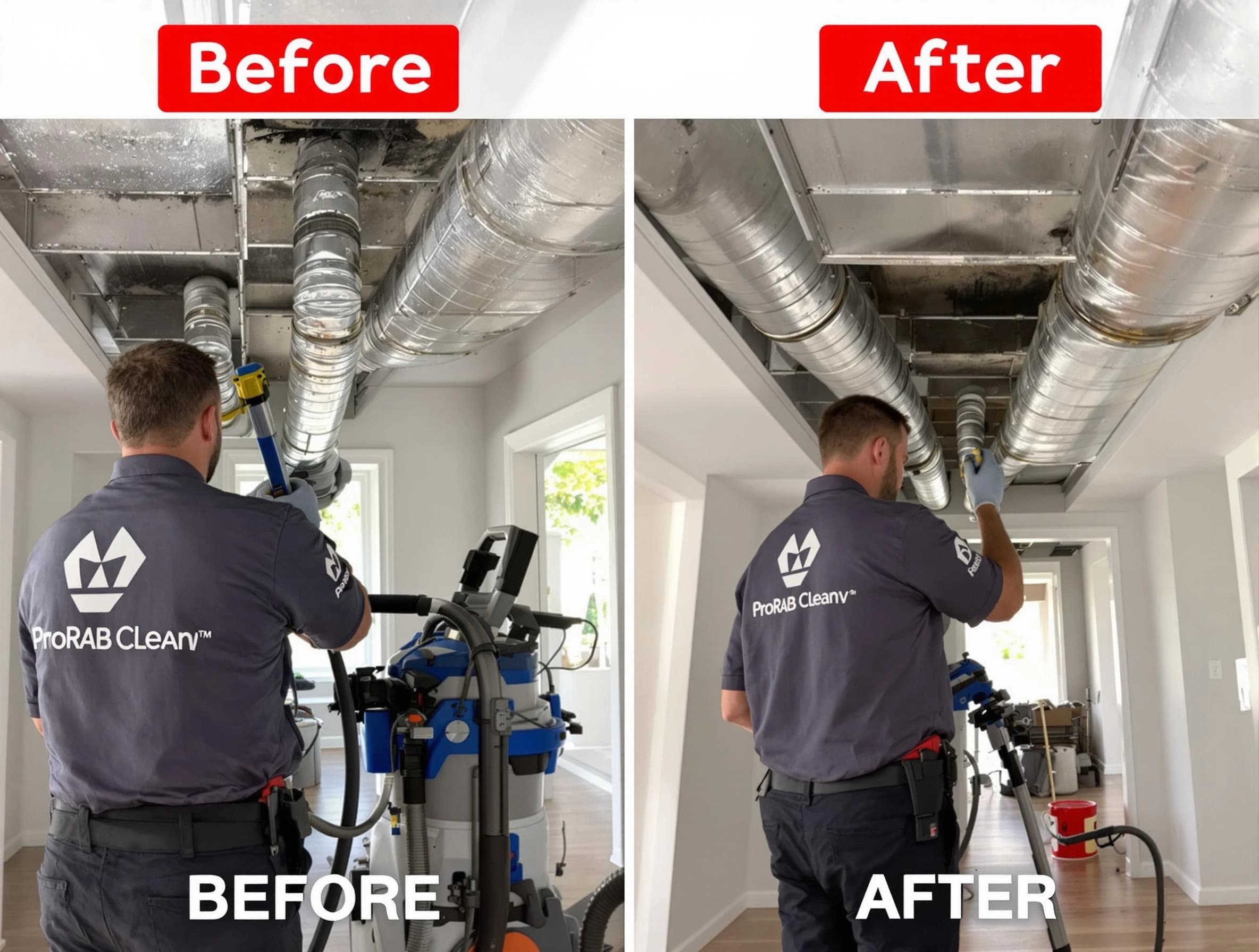 Munhall Air Duct Cleaning expert performing thorough residential duct cleaning in a Munhall home