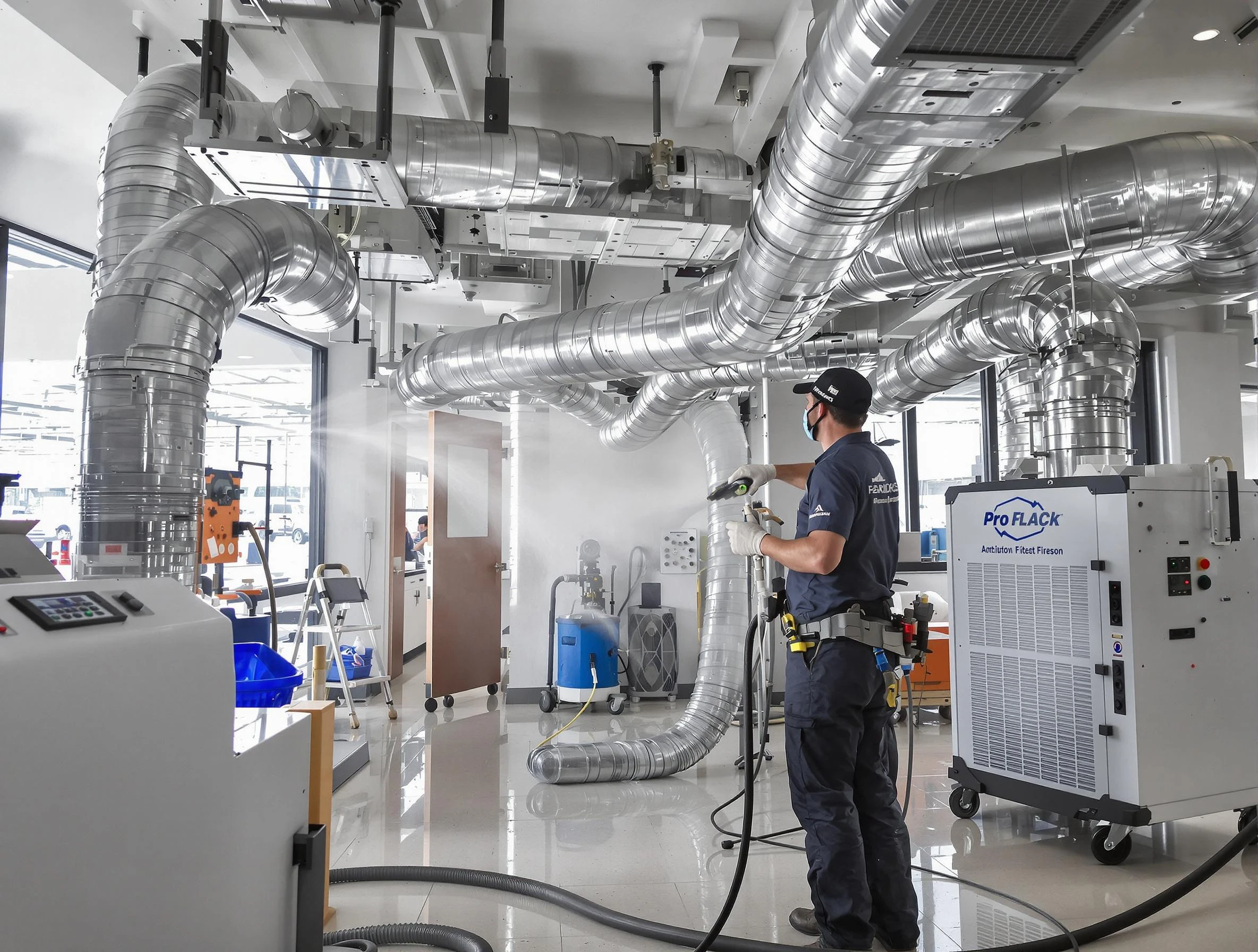 Negative Pressure Air Duct Cleaning in Munhall