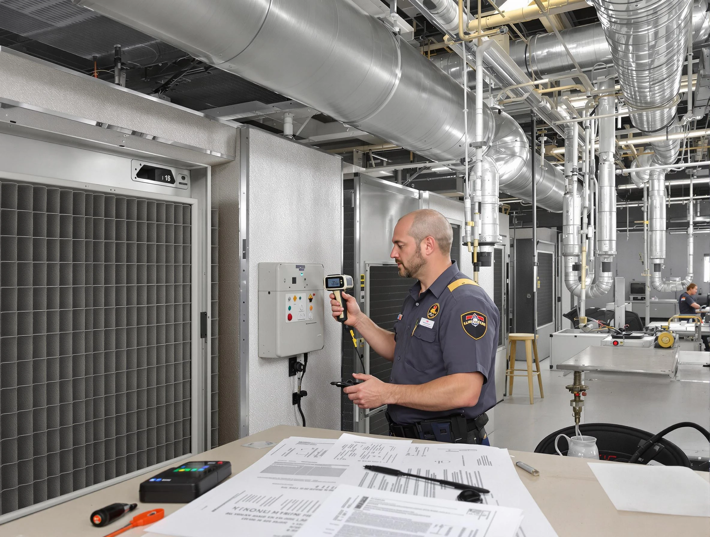 Professional filter system inspection by Munhall Air Duct Cleaning in Munhall